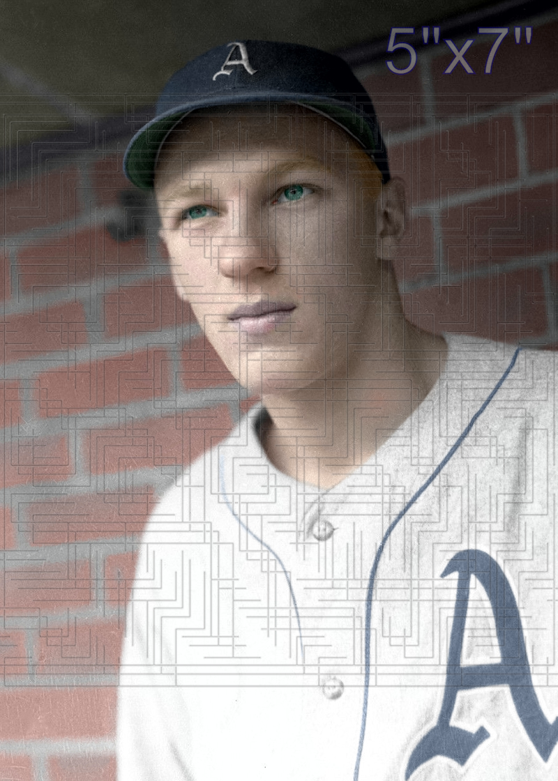 Jim Mains - 1943 Philadelphia Athletics - choose a size & style
