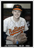 Jim Marshall - 1958 Baltimore Orioles - choose a size & style