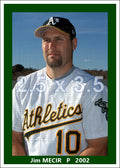 Jim Mecir - 2002 Oakland Athletics - choose a size & style