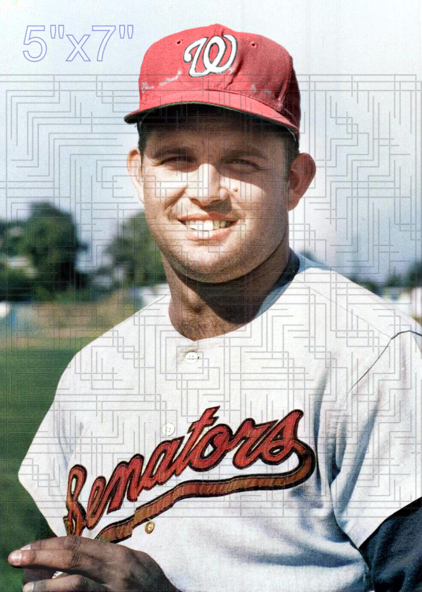 Jim Miles - 1968 Washington Senators - choose a size & style