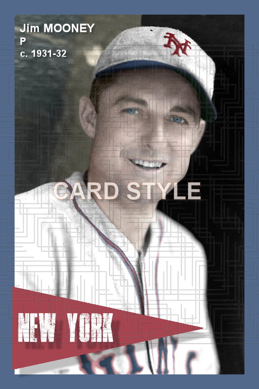 Jim Mooney - 1931-32 New York Giants - choose a size & style