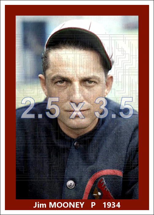 Jim Mooney - 1934 St. Louis Cardinals - choose a size & style