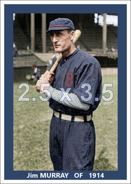 Jim Murray - 1914 Boston Braves - choose a size & style