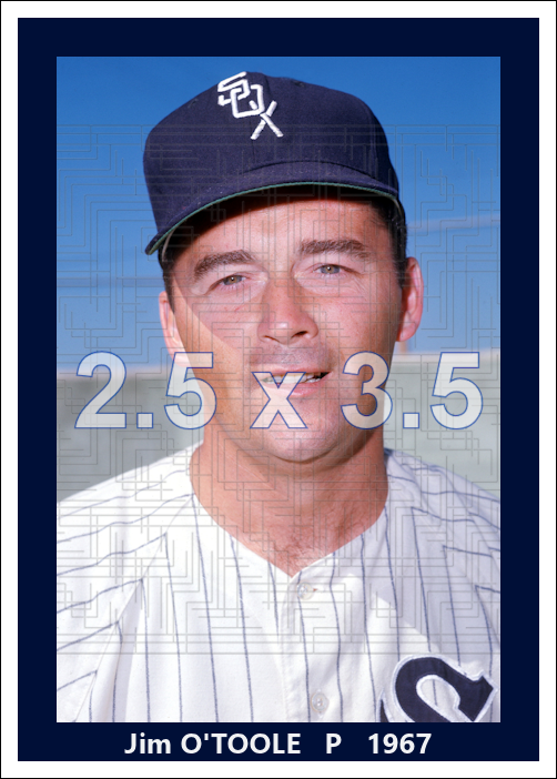 Jim O'Toole - 1967 Chicago White Sox - choose a size & style