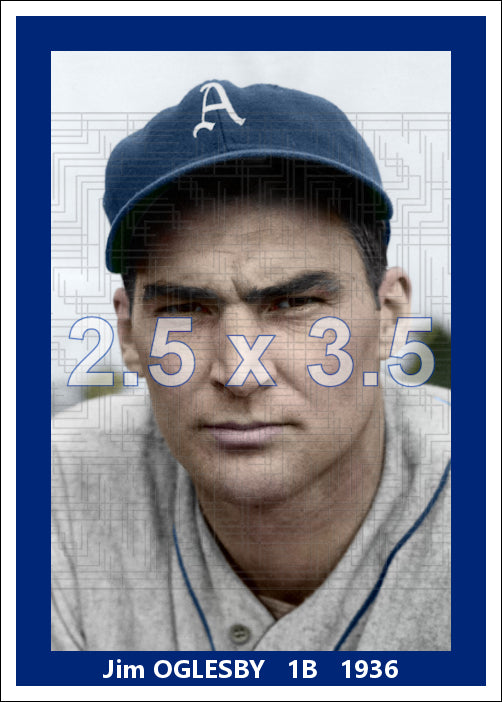 Jim Oglesby - 1936 Philadelphia Athletics - choose a size & style