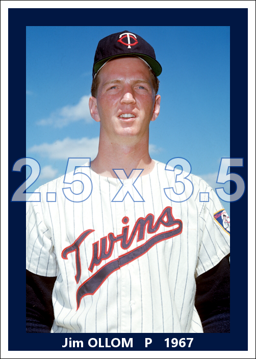 Jim Ollom - 1967 Minnesota Twins - choose a size & style