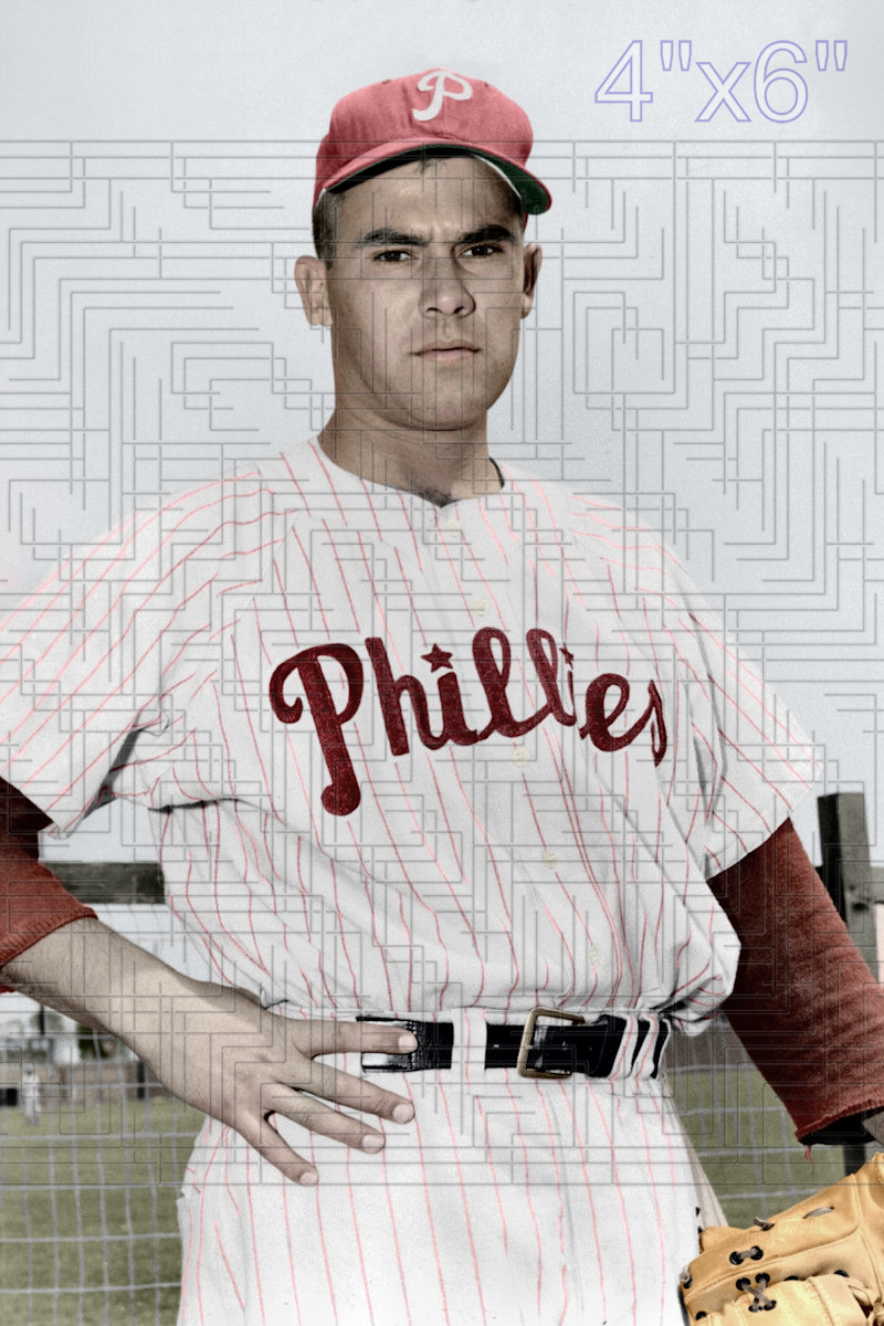 Jim Owens - 1956 Philadelphia Phillies - choose a size & style