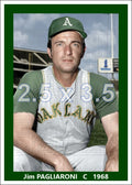 Jim Pagliaroni - 1968 Oakland Athletics - choose a size & style