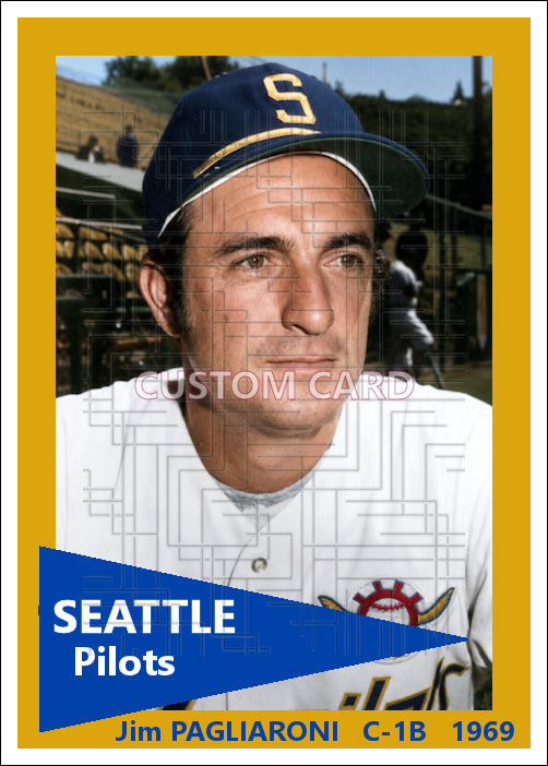 Jim Pagliaroni - 1969 Seattle Pilots - choose a size & style
