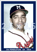 Jim Pendleton - 1954 Milwaukee Braves - choose a size & style