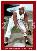 Jim Pendleton - 1959 Cincinnati Reds - choose a size & style