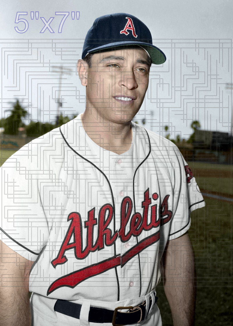 Jim Pisoni - 1956-57 Kansas City Athletics - choose a size & style