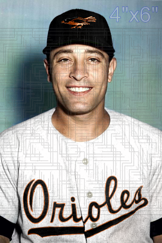Jim Pisoni - 1956 Baltimore Orioles spring training - choose a size & style