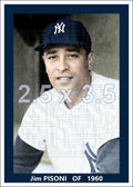 Jim Pisoni - 1960 New York Yankees - choose a size & style