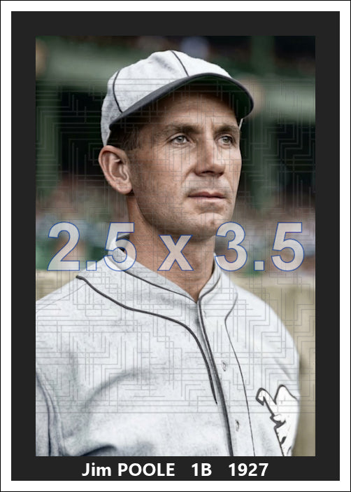 Jim Poole - 1927 Philadelphia Athletics - choose a size & style