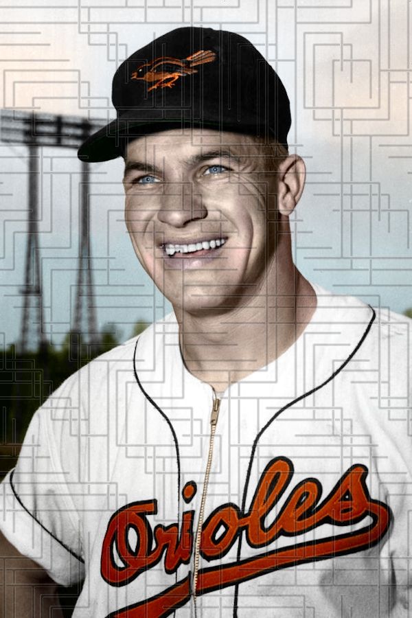 Jim Pyburn - 1956 Baltimore Orioles - choose a size & style