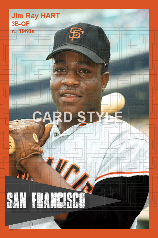 Jim Ray Hart - 1960s San Francisco Giants - choose a size & style