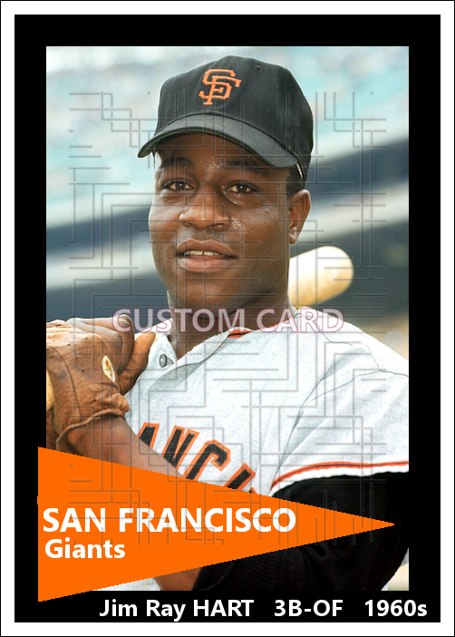 Jim Ray Hart - 1960s San Francisco Giants - choose a size & style