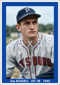 Jim Russell - 1943 Pittsburgh Pirates - choose a size & style