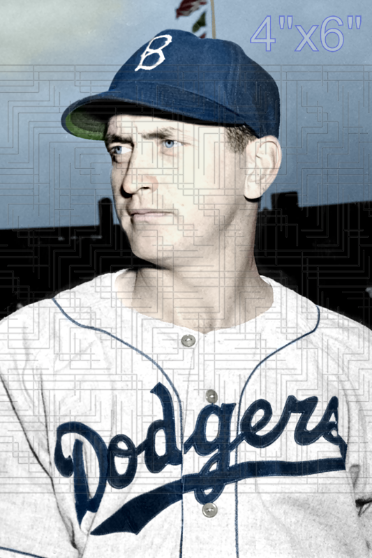 Jim Russell - 1950 Brooklyn Dodgers - choose a size & style