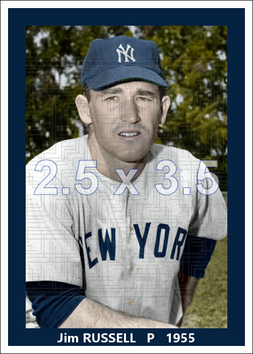Jim Russell - 1955 New York Yankees - choose a size & style
