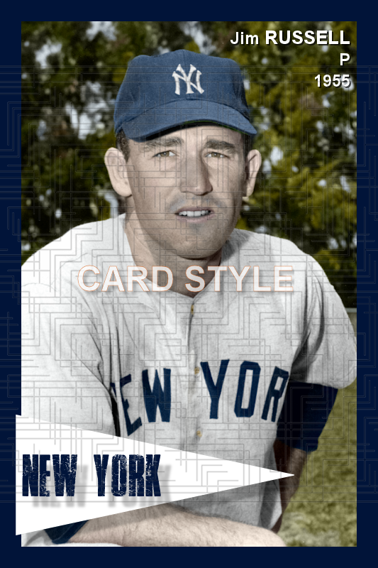 Jim Russell - 1955 New York Yankees - choose a size & style