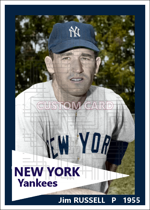 Jim Russell - 1955 New York Yankees - choose a size & style