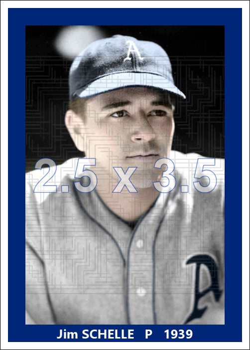 Jim Schelle - 1939 Philadelphia Athletics - choose a size & style