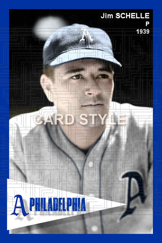 Jim Schelle - 1939 Philadelphia Athletics - choose a size & style