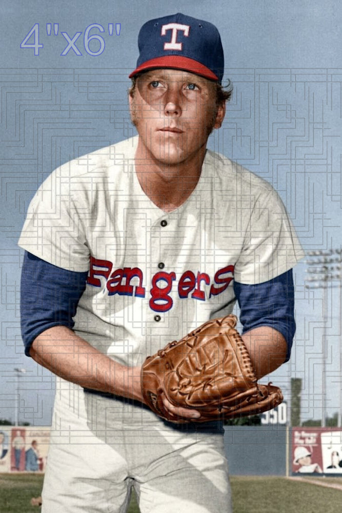 Jim Shellenback - 1972 Texas Rangers - choose a size & style