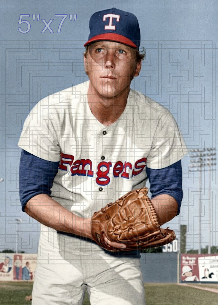 Jim Shellenback - 1972 Texas Rangers - choose a size & style