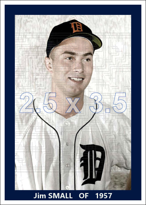 Jim Small - 1957 Detroit Tigers - choose a size & style