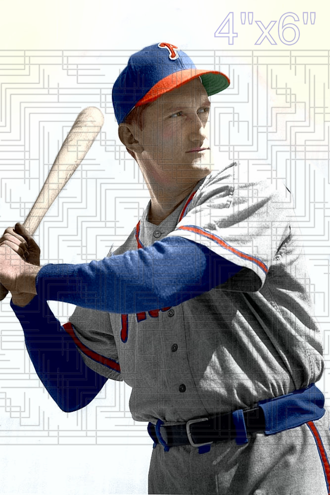 Jim Tabor - 1946-47 Philadelphia Phillies - choose a size & style