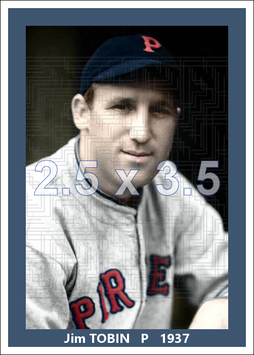 Jim Tobin - 1937 Pittsburgh Pirates - choose a size & style (Copy)