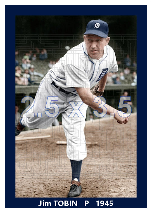 Jim Tobin - 1945 Detroit Tigers - choose a size & style