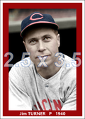 Jim Turner - 1940 Cincinnati Reds - choose a size & style