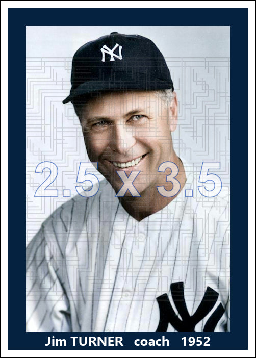 Jim Turner - 1952 New York Yankees - choose a size & style