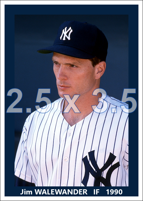 Jim Walewander - 1990 New York Yankees - choose a size & style