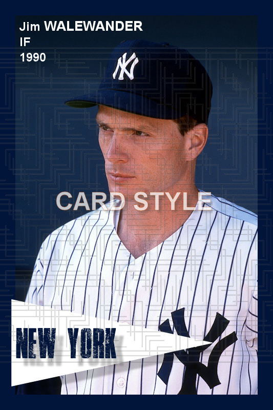 Jim Walewander - 1990 New York Yankees - choose a size & style