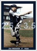 Jim Weaver - 1928 Washington Senators - choose a size & style