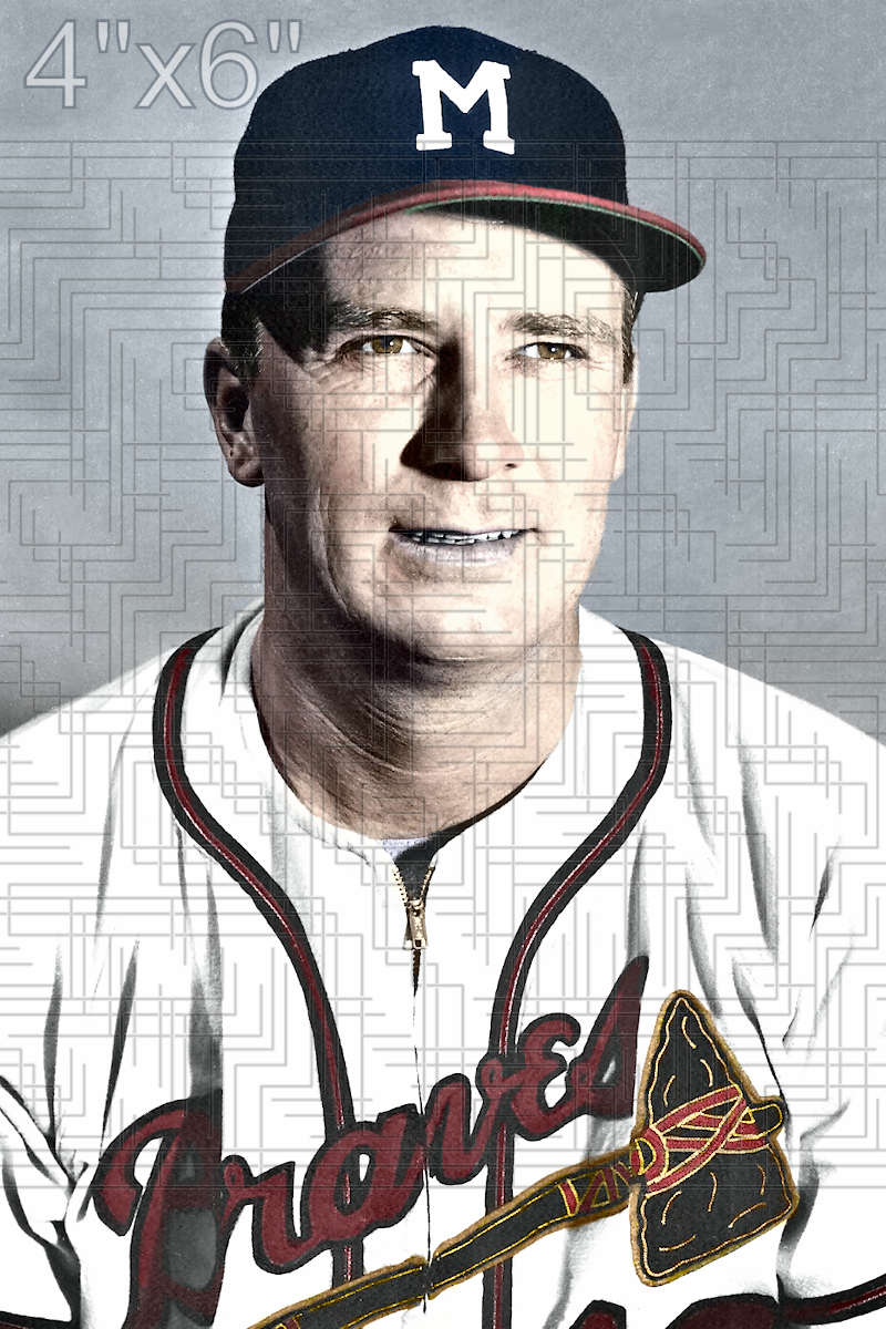 Jim Wilson - 1953-54 Milwaukee Braves - choose a size & style