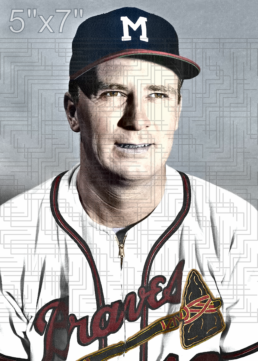 Jim Wilson - 1953-54 Milwaukee Braves - choose a size & style