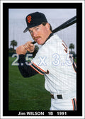 Jim Wilson - 1991 San Francisco Giants - choose a size & style