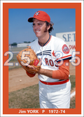 Jim York - 1972-74 Houston Astros - choose a size & style