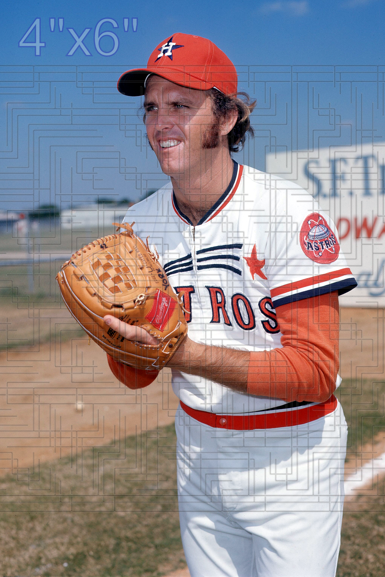 Jim York - 1972-74 Houston Astros - choose a size & style
