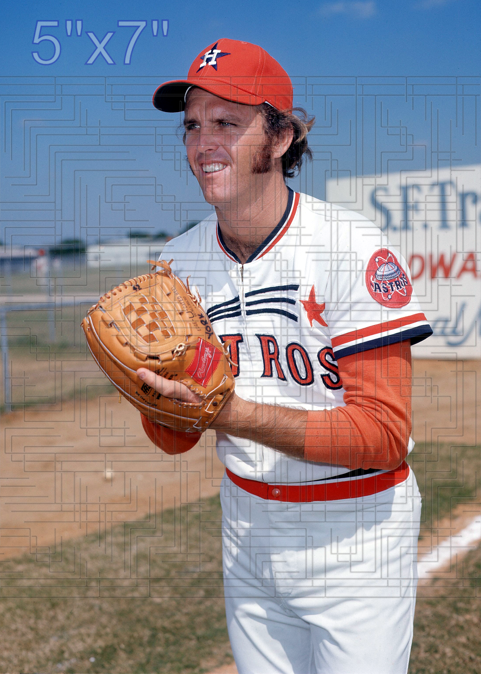 Jim York - 1972-74 Houston Astros - choose a size & style