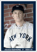 Jimmie DeShong - 1934-35 New York Yankees - choose a size & style