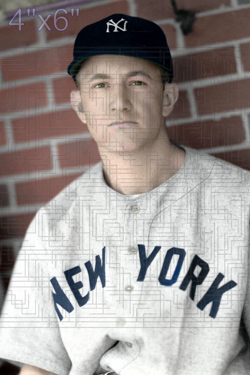 Jimmie DeShong - 1934-35 New York Yankees - choose a size & style