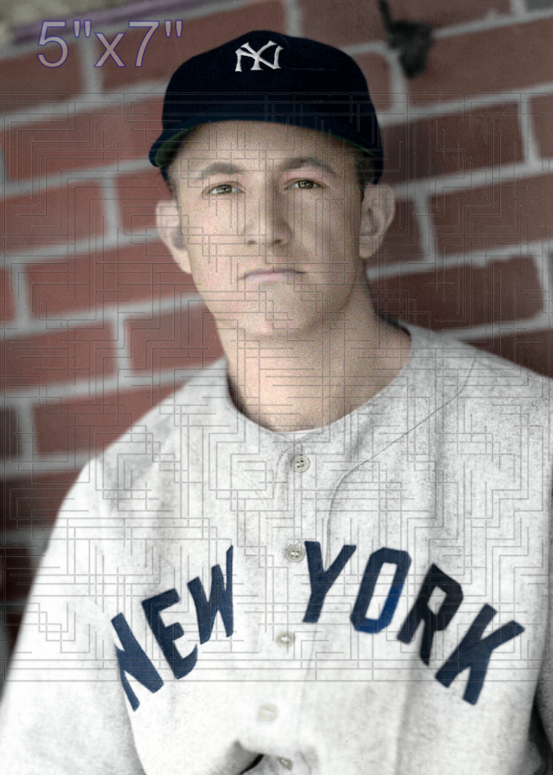 Jimmie DeShong - 1934-35 New York Yankees - choose a size & style