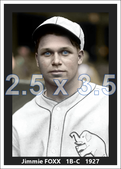 Jimmie Foxx - 1927 Philadelphia Athletics - choose a size & style